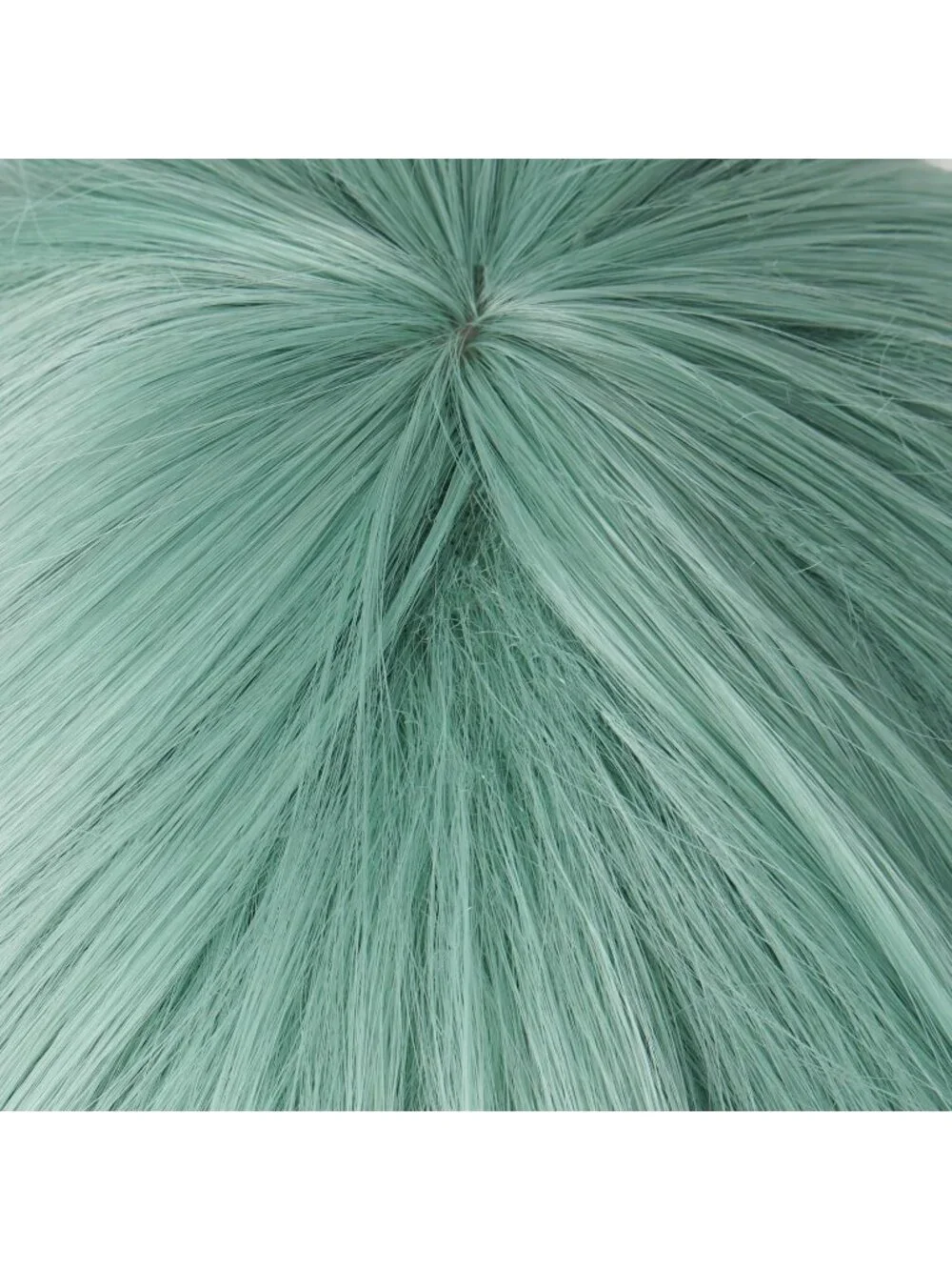 Women's Green Synthetic Fiber Cosplay Halloween Costume Double Braid Wigs